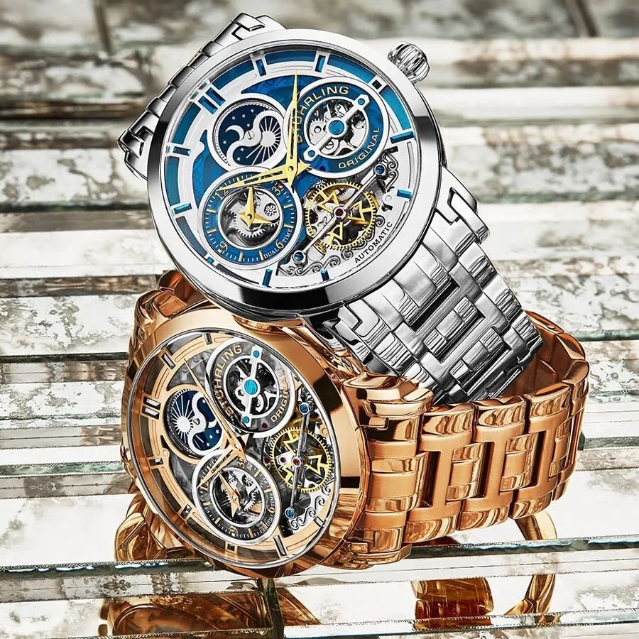 Stuhrling Original Legacy Automatic Gold Dial Men's Watch M13496