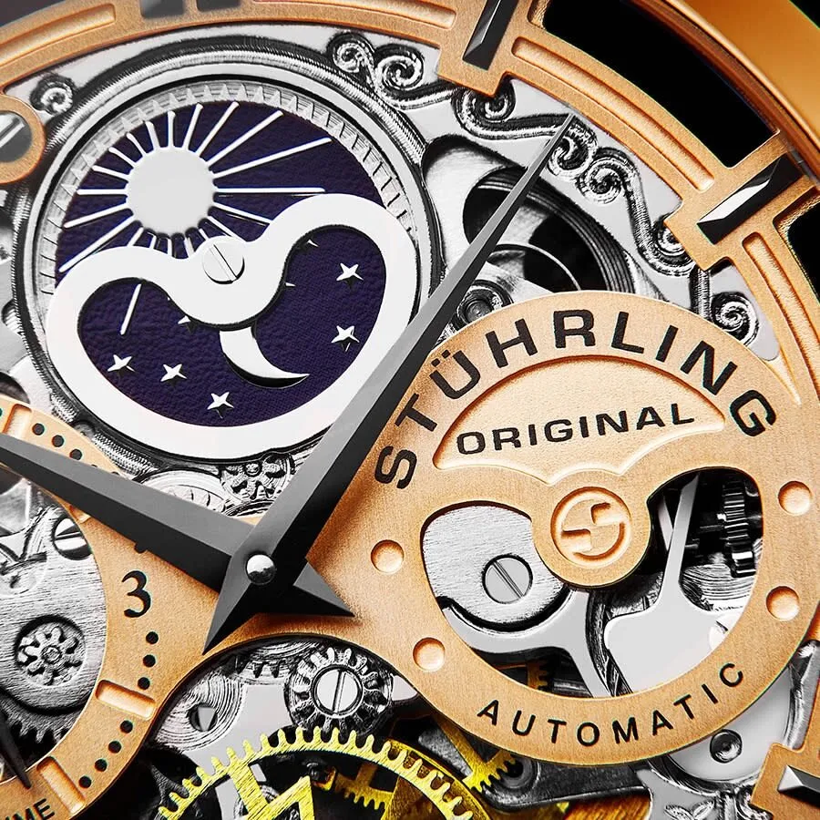 Stuhrling Original Legacy Automatic Rose Dial Men's Watch M13522