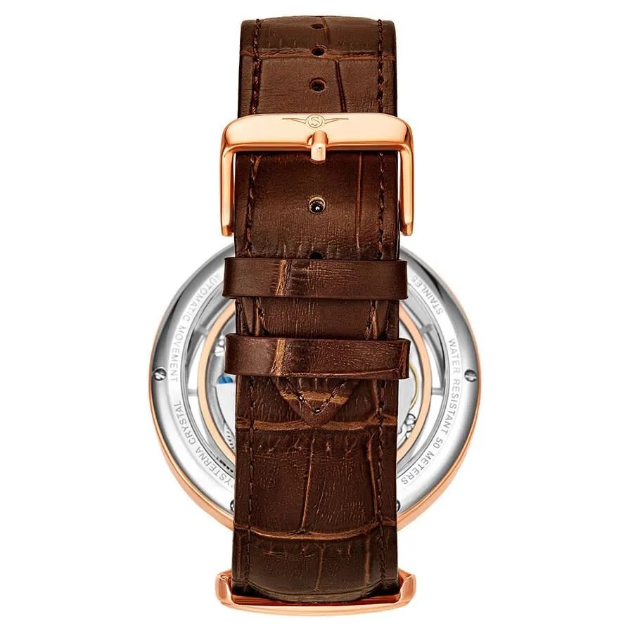 Stuhrling Original Legacy Automatic Rose Gold Dial Men's Watch M13579