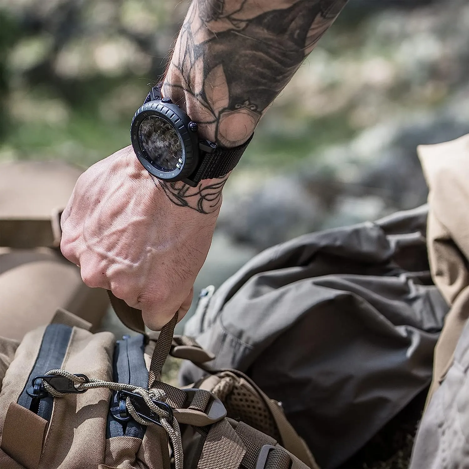 Suunto Core Outdoor Watch with Altimeter, Barometer & Compass, Black/Yellow TX (SS050276000)