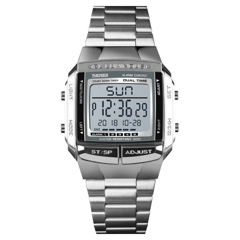 Trendy Waterproof Sports Multi-functional Men's Watch - GlamzLife
