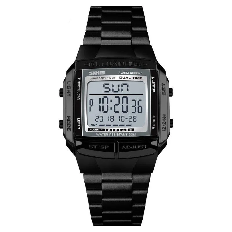 Trendy Waterproof Sports Multi-functional Men's Watch - GlamzLife