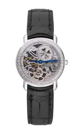 Vacheron Constantin Malte Skeleton 18K White Gold & Diamonds Lady's Watch
