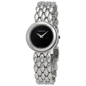Versace V-Flare Quartz Black Dial Ladies Watch VEBN00618