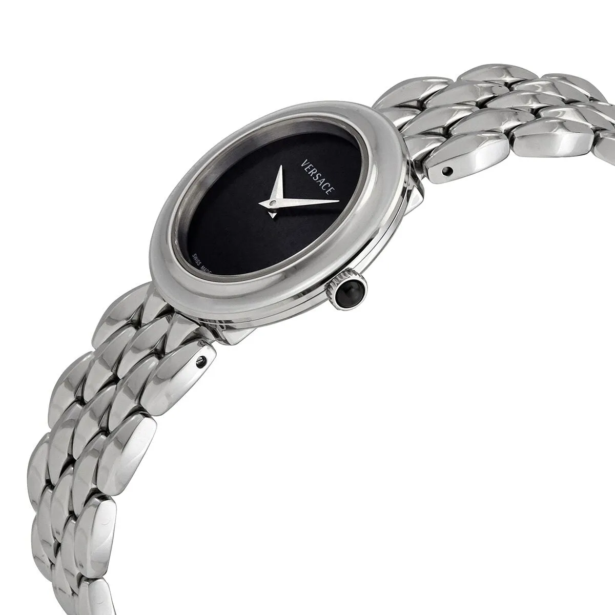 Versace V-Flare Quartz Black Dial Ladies Watch VEBN00618