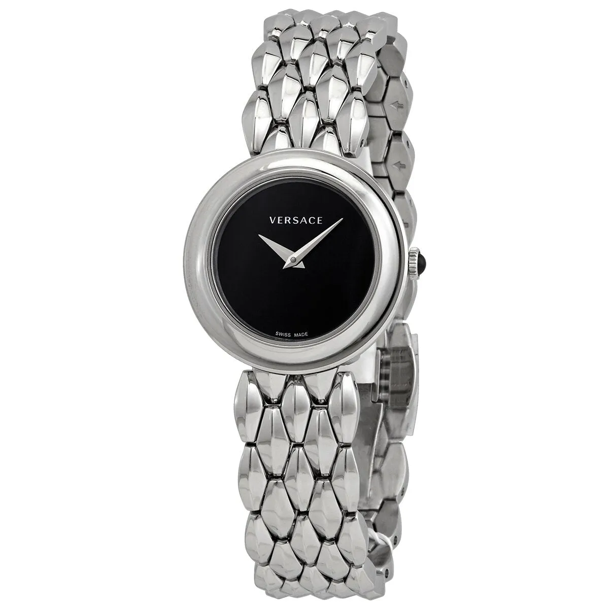 Versace V-Flare Quartz Black Dial Ladies Watch VEBN00618