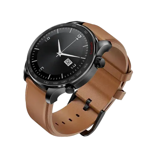 YOLO Ultron - Genuine Leather Strap Super AMOLED Smartwatch